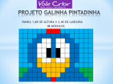 KIT GALINHA PINTADINHA Com 4 Metros² DE TELA BASES